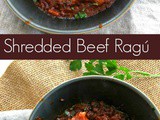 Slow Cooker Shredded Beef Ragú or What to do with Cheap Beef Cubes