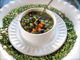 Split Pea Soup with Portobello Mushrooms