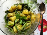 Summer Side: Green Beans, Golden Potatoes with Pesto