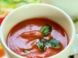 Tomato Bisque Soup Recipe with Fresh Tomatoes