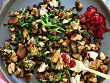 Turkey Stuffing Hash, Thanksgiving leftovers