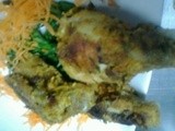 Bharwan tangdi masala (stuffed chicken drumstick with spiced gravy)