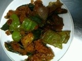 Chili okra (ladies finger)