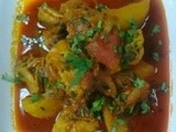 Fish and potato curry