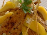 Grilled chicken n mango salad