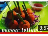 Paneer lollypop