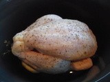 Slow cooker roast chicken