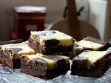 Black & White Chocolate Cheesecake Squares