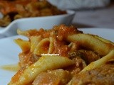 Garganelli al sugo di costine e pancetta