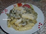 Pasta e carciofi risottata