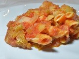 Pasta e patate nella teglia (ara tieddra)