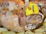 Pollo arrosto al limone e rosmarino