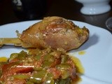 Pollo ruspante con peperoni