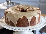 Apple Walnut Cake with Maple-Brown Butter Glaze