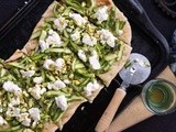 Asparagus & Fresh Ricotta Grilled Flatbread
