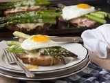 Asparagus & Gruyère Croque Madame