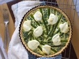 Asparagus, Spinach & Chèvre Tart