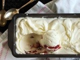 Ginger & Rhubarb Swirl Ice Cream