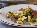 Parisian Gnocchi with Arugula Pistou & Crispy Prosciutto