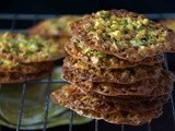 Pistachio, Orange & Honey Florentines (Lace Cookies)