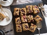 Plum Pecan Streusel Coffee Cake