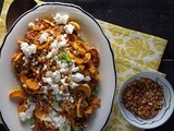 Roasted Delicata Squash & Wheat Berry Salad with Feta