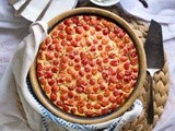 Sour Cherry Cornmeal Clafoutis