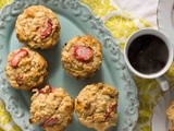 Strawberry-Pecan Oatmeal Muffins
