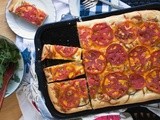 Tomato & Sharp Cheddar Focaccia