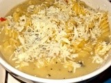 Cheap and yummy macaroni chicken soup