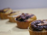 Zuccinimuffins mit Nutella-Wirbel