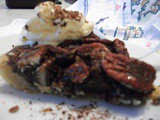 Sinful Chocolate, Pecan and Bourbon Pie