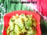 Cabbage Capsicum curry