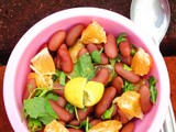 Rajma Orange Salad/Kidney Beans Orange Salad