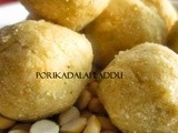 Roasted Gram Laddu/Porikadalai Laddu