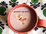 Sprouted ragi drink/Sprouted FingerMillet Drink