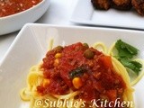 Minced Lamb Spaghetti