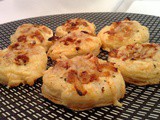 Caramalized Onion Appetizer Puffs