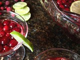 Christmas Cranberry and Pomegranate Punch