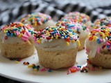 “Doughnut” Mini Muffins with Sprinkles
