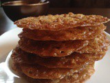 Oatmeal and Pecan Lace Cookies