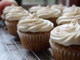 Triple Apple Cupcakes with Cider Frosting