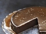 Chocolate Cake with Salted Caramel Sauce (Gluten Free)