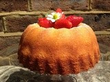 Elderflower, Lemon and Strawberry Cake