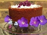 Lilac Syrup Cake