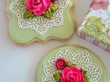 Roses and lace Cookies
