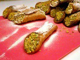 Lemon and Pistachio Cannoli