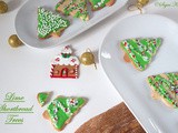 Lime Shortbread Trees