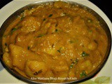 Aloo Makhana Bhaji Recipe in Marathi