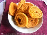 Crispy Maharashtrian Besan Chakli for Diwali Faral